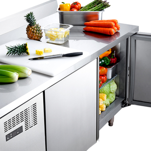 Commercial <b>Freezer</b> Prep Fridge Catering Kitchen Equipment Refrigerated Under Counter Chef Base Refrigerator With a Backrest TC0. - Product Image 5