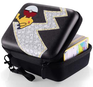 Carte à jouer <span class=keywords><strong>Pokemon</strong></span> portable personnalisée avec fermeture éclair de voyage et étui rigide en EVA pouvant contenir jusqu'à 400 cartes - Product Image 4