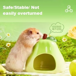 Cueva de Cerámica en Forma de Pera Bucatstate para Mascotas Pequeñas: Hámsters, Ratas Ornamentales, Canguros Azucareros y Otros Animales Pequeños. - Product Image 5