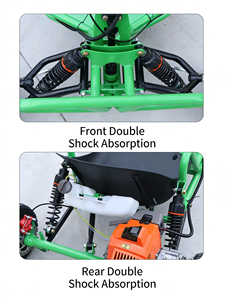 Vente à prix réduit : Buggy de dunes, Go Kart à essence, transmission par chaîne, petit et compact, pour enfants, divertissement tout-terrain en plein air - Product Image 4