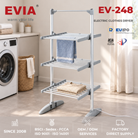 Séchoir électrique portable EVIA EV-248 pour vêtements – Excellent rapport qualité-prix
