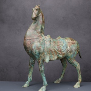 Jingciren Boutique - Adornos de caballo de cobre coloridos, caballo que simboliza el éxito, decoración para el hogar, sala de estar, estudio u oficina - Product Image 4