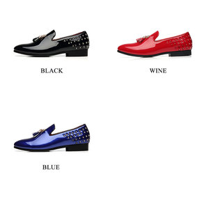 Mocasines Negros con Borlas y Remaches para Hombre y Mujer, Tallas Grandes 37-48, Modelo 3302 - Product Image 6