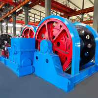 Treuil à arbre 2JZ / Certifié CE / Double tambour / Frein à disque / Capacité de charge 25T / Hauteur de levage 1500 mm