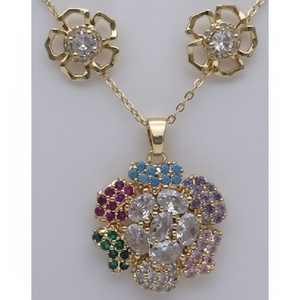 Emozionante pacchetto di sei pezzi di alta gioielleria in rame placcato oro di esplorazione della moda Set - Product Image 1