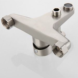 Juego de ducha de acero inoxidable 304 con válvula mezcladora y grifo, patrón de pulverización tipo lluvia, cabezal redondo, caudal ajustable de 3.5-4.9gpm - Product Image 3