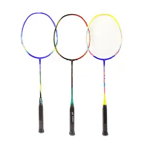 Raquettes de Badminton, haute vitesse, souple et en Fiber de carbone, pour l'entraînement professionnel - Product Image 1