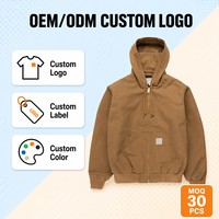 Blouson Bomber en Toile Durable pour Homme, Entièrement Zippé, Imprimé, à Capuche, Vêtement d'extérieur Automne, Couleur Unie, Streetwear, Uniforme d'Équipe Universitaire