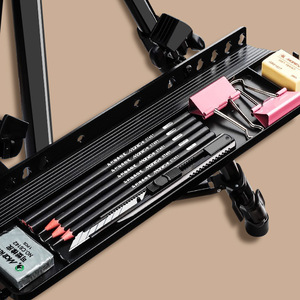 Bertha <b>Easel</b> Tray Black Plastic Sketching Tool Holder For Art Students Drawing Supplies - Product Image 3