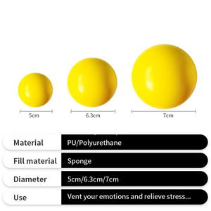 2023 Tùy Chỉnh Vòng Căng Thẳng Bóng Khuyến Mại Nhỏ PU Bọt Người Lớn Trầm Cảm Đồ Chơi Cho Công Ty - Product Image 2