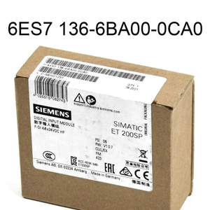 1 pièce Module d'entrée numérique scellé 6ES7 136 <span class=keywords><strong>6BA00</strong></span> <span class=keywords><strong>0CA0</strong></span> <span class=keywords><strong>6ES7136</strong></span> Neuf Original En stock Automatisation industrielle PAC PLC dédié - Product Image 1