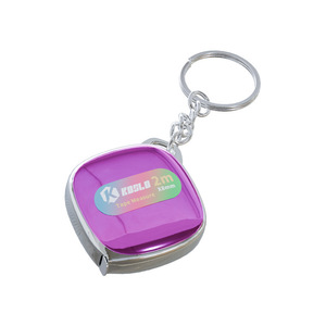 โคสลู มินิเทปวัดระยะ 2 ม. พร้อมพวงกุญแจ เครื่องมือวัดทรงสี่เหลี่ยมพลาสติกสำหรับใช้ในครัวเรือน - Product Image 2