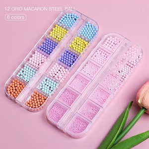 <span class=keywords><strong>Mini</strong></span> perles en acier <span class=keywords><strong>Macaron</strong></span>, breloques pour ongles, décorations, <span class=keywords><strong>mini</strong></span> billes métalliques de tailles variées, bijoux pour nail art, manucure DIY - Product Image 5