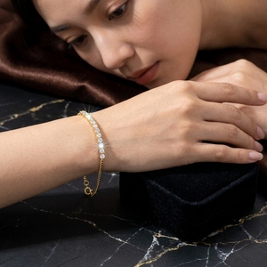 Pulsera de Oro Amarillo Sólido de 18K Xinfly, Pulsera de Cadena con Hilera de Diamantes Naturales, Joyería Urbana de Lujo - Product Image 4