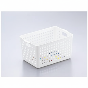 Cesto di stoccaggio profondo bianco Inomata - Product Image 1