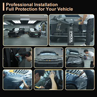 Film de protection automobile Speedmod Custom Piano Black Ultra Gloss Air Release Color Change pour le style de la carrosserie automobile