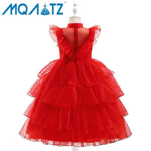Mqatz नई कोस्प्ले रानी दिल की लड़की पार्टी पोशाक लाल रंग पोशाक लड़की पार्टी पोशाक yjfs01 - Product Image 3