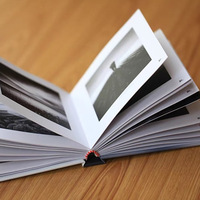 Brochure promotionnelle d'exposition d'entreprise personnalisée, impression de livres reliés de haute qualité, impression sur papier