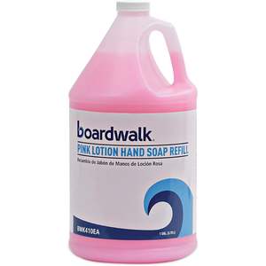 Savon liquide pour les mains Boardwalk Mild Pink Lotion Soap 1 gallon, parfum agréable, bouteille de 128 oz - Product Image 5