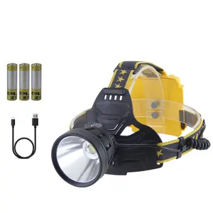 12000 Lumens USB Rechargeable Headlamp Head Torch