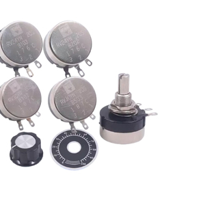 Potentiomètre à film de carbone à bobine simple RV24YN20S B102/B202/B502/B103/B203/B104 1K 10K 50K 100K 200K 500K 1M avec bouton d'échelle 0-100 - Product Image 1