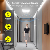 Articles de vente chauds en 2024 capteur de mouvement alimenté par batterie rechargeable Led veilleuses capteur de mouvement applique murale