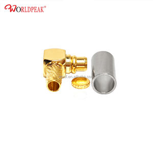 Латунный разъем MMCX (штекер) угловой 90° для коаксиального кабеля RF (<span class=keywords><strong>RG316</strong></span>, LMR100, <span class=keywords><strong>RG174</strong></span>) – адаптер для FPV, Wi-Fi антенн, сетей и удлинительных кабелей - Product Image 2