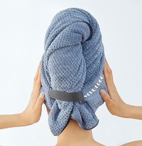 Serviette de séchage super absorbante pour cheveux longs, en microfibre épaisse à queue large, séchage rapide, pour usage domestique - Product Image 1