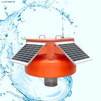 Boya de Calidad de Agua para Embalses No Tripulada con Sonda Óptica de Turbidez y Medidor de Sólidos Suspendidos Equipada con Panel Solar de 60W