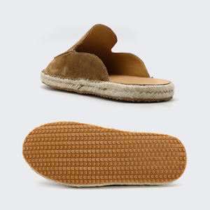 Fabricants de chaussures LANCI, chaussures de luxe sur mesure pour hommes, pantoufles en corde de jute tissée, daim, chaussures <span class=keywords><strong>mi</strong></span>-hautes faites à la main avec logo - Product Image 5