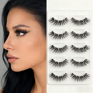 Etichette Morbide Personalizzate Non Adesive, Ciglia Finte 3D Riutilizzabili Sensibili alla Pressione, Ciglia Finte Morbide Autoadesive - Product Image 4