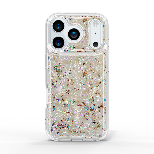 Aikusu Manufacturer OEM Brand Mother of Pearl Phone Case for iPhone 17 16 15 14 13 12 11 Pro Max