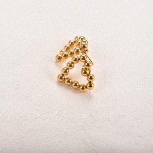 Boucles d'oreilles clous en acier inoxydable plaqué or, géométriques, en forme de cœur, triangle, carré, cercle, pour femmes, bijoux minimalistes - Product Image 6