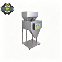 Machine de remplissage à double tête F-2T500 SUS304, distributeur automatique de pesage pour les usines de poudres et granulés alimentaires