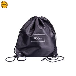 Custom Logo Bags Drawstring Sports Backpack Promotional Bag Custom Nylon Drawstring Backpack Bag