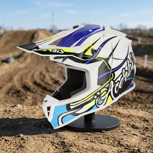 Casco Offroad Linear 22-06 Graphic Acerbis, Nuovo Modello XL con Imbottitura in Schiuma per Motocross - Product Image 2