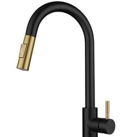 Robinet de cuisine en acier inoxydable 304, luxe léger, évier à légumes, robinet unique en céramique, froid et chaud, multifonction, tactile intelligent