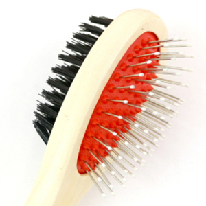 Peine Redondo de Acero Inoxidable de Doble Cara para Mascotas, Tamaño Personalizado, 22*6CM, Herramienta Segura para Limpiar y Cuidar el Pelo de Mascotas - Product Image 2