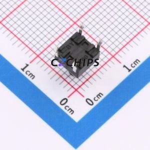 KH-6X6X8H-TJ Tactile Switch Through hole Component (THT)-4P,6x6mm Switch Single Pole Single Throw Round Button 2.6N Through Hole - Product Image 2