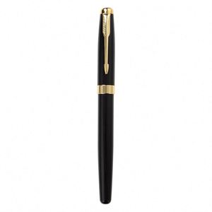 Black Business Fountain <b>Pen</b> With Customized logo Student Adult Office Writing Practice <b>Pen</b> Metal <b>Pen</b> - Product Image 6