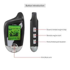 Scooter <b>Alarm</b> with Microwave Sensor Remote Engine Start <b>Stop</b> 2 Way Motorcycle <b>Alarm</b> System - Product Image 4