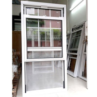 Fenêtre en vinyle Upvc cadre pvc double fenêtre suspendue fenêtre de maison bon marché à vendre