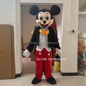 Funtoys personalizado <span class=keywords><strong>Mickey</strong></span> y <span class=keywords><strong>Minnie</strong></span> mascota disfraz ratón boda dibujos animados Cosplay fiesta Navidad vestido Mascotte Carnaval para adultos - Product Image 5