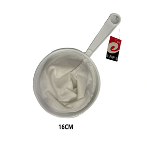 Passoire en plastique et flanelle de 16 cm et passoire à mailles fines 12U – Produit de cuisine premium pour égoutter et filtrer - Product Image 2