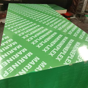 <span class=keywords><strong>Le</strong></span> <span class=keywords><strong>film</strong></span> marin en plastique vert de la feuille 18mm de contreplaqué de pp a fait face au contreplaqué pour la construction - Product Image 1