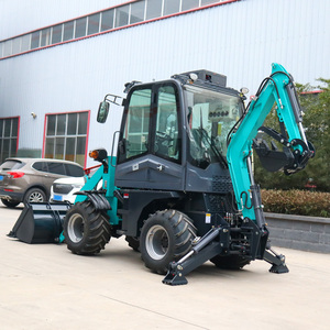 Pengiriman Gratis Wheel Backhoe <span class=keywords><strong>Loader</strong></span> 4x4 Mesin Diesel Backhoe <span class=keywords><strong>Loader</strong></span> untuk Area Kota, Pabrik, dan Konstruksi - Product Image 6