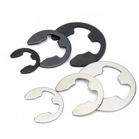 65 Steel M0.8-M30 DIN6799 C-Clip Ring 304 SUS Corrosion & Durable GB896 External Circlip E-Clip Snap Retaining Ring