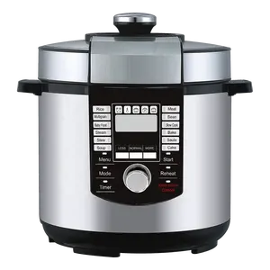 6QT 1000W Large Capacity Best Electric Pressure Cooker With Stainless Steel Body