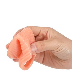 Anneau de pénis Dragon Lock, couleur chair, réutilisable, manchon pénien <span class=keywords><strong>invisible</strong></span>, préservatifs magiques pour hommes - Product Image 6