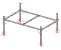 Système complet de treillis de scène en aluminium, treillis de toit en aluminium, treillis pour mariages, treillis d'éclairage en aluminium